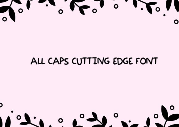 All Caps Cutting Edge: The Font That Transforms Your Visual Story