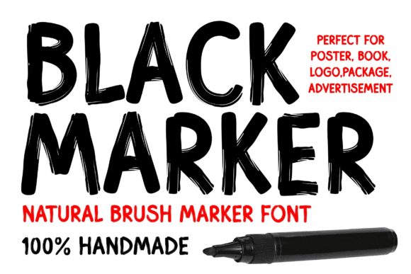 Black Marker: The Bold Display Font for Impactful Design