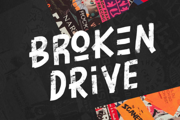Broken Drive: Integrating a Bold Display Font into Professional Design Workflows