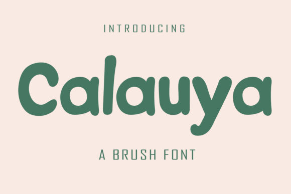 Calauya: The Playful Display Font That Transforms Everyday Crafts