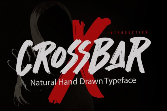 Crossbar: The Brushed Display Font That Brings Gritty Street Art to Life
