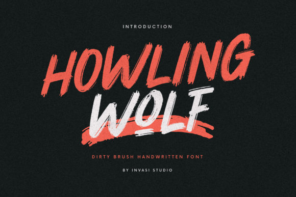 Howling Wolf: A Bold Display Font for Modern Designs