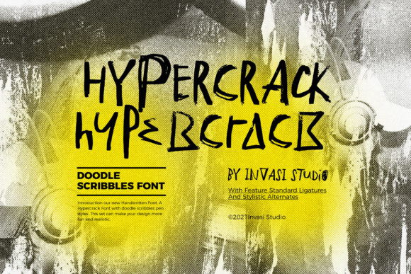 Hypercrack: Integrating a Distinctive Display Font into Professional Design Workflows