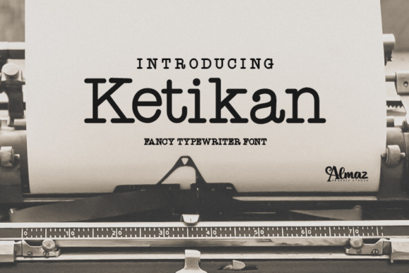 Ketikan: The Authentic Typewriter Font for Modern Design