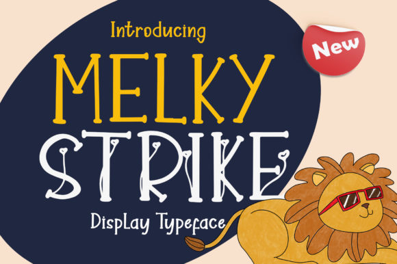 Melky Strike: The Quirky Display Font That Transforms Your Creative Projects