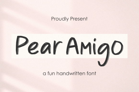 Pear Amigo: A Handwritten Typeface for Authentic Brand Storytelling