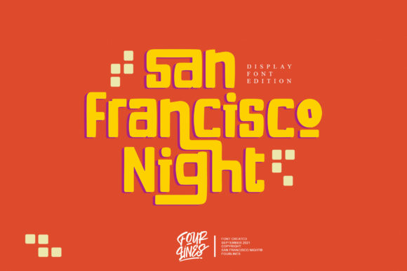 San Francisco Night: The Vintage Display Font That Defines Modern Brand Identity