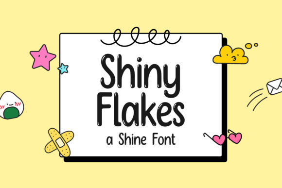 Shiny Flakes: Elevating Your Designs with Joyful Typography