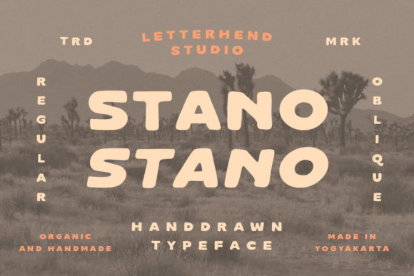 Stano: A Vintage Display Font for Bold Design Statements