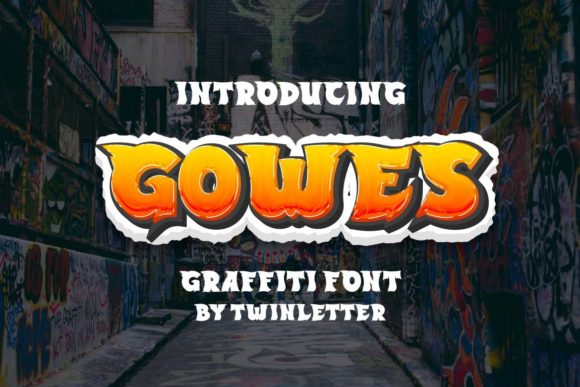 Unleash Raw Energy: Why Gowes is the Ultimate Graffiti Display Font for Bold Projects