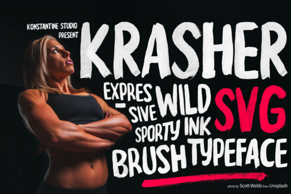 Unlocking Visual Impact: The Versatility of the Krasher Display Typeface